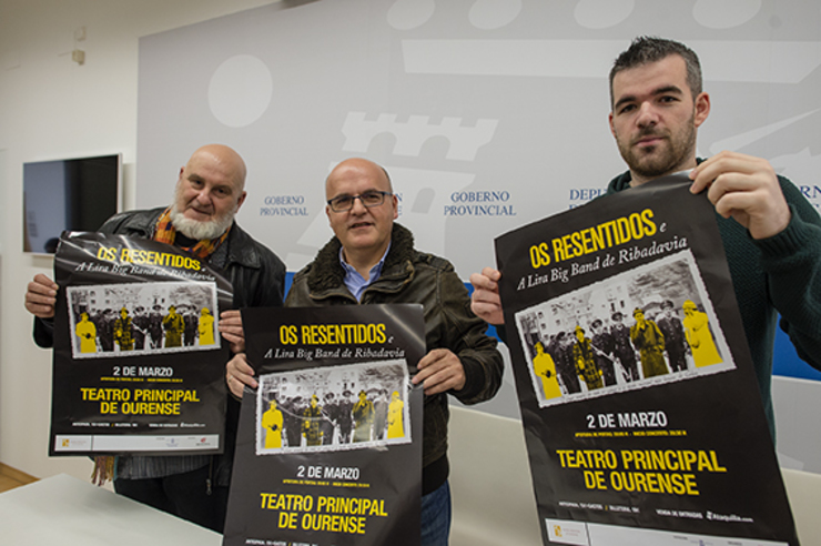 Reixa e Baltar na presentación do retorno dos Resentidos