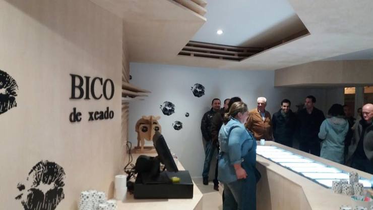 Bico de Leite, tenda de xeado de Granxa O Cancelo, en Santiago