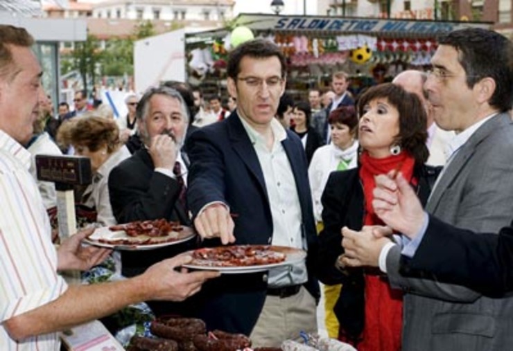 Feijóo de tapas na emigración