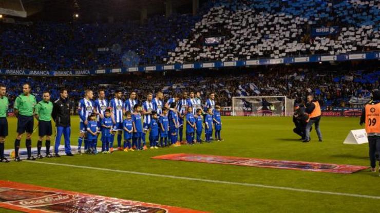 Prolegómenos do derbi da primeira volta en Riazor. 
