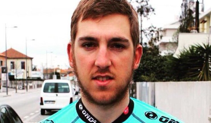 Jacobo Ucha, xa coa camisola do RP-Boavista, novo profesional galego no ciclismo luso. 