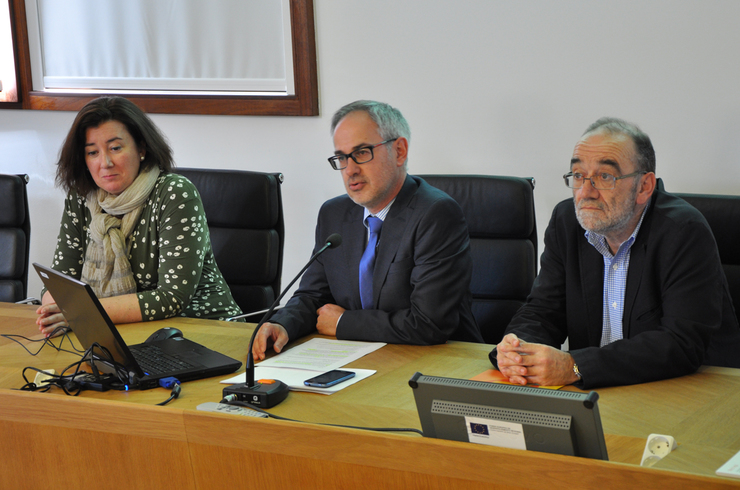 Asunción Longo, Gerardo Marraud e José Manuel García 
