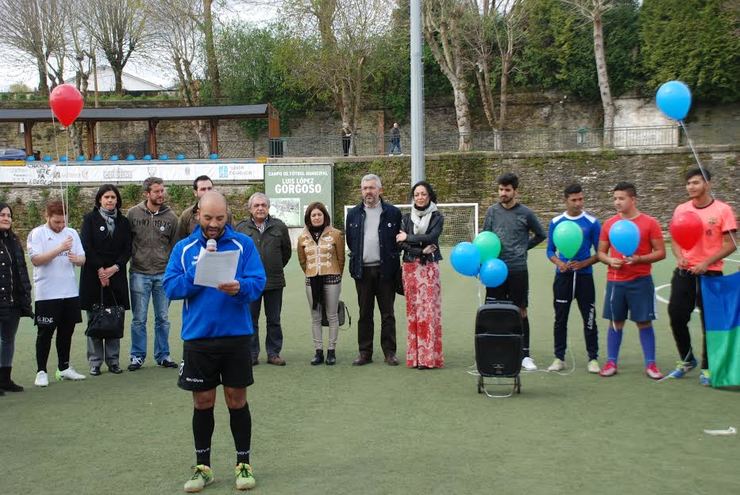 Un membro da Fundación Secretariado Xitano durante un acto do Día do Pobo Xitano / Concello de Lugo