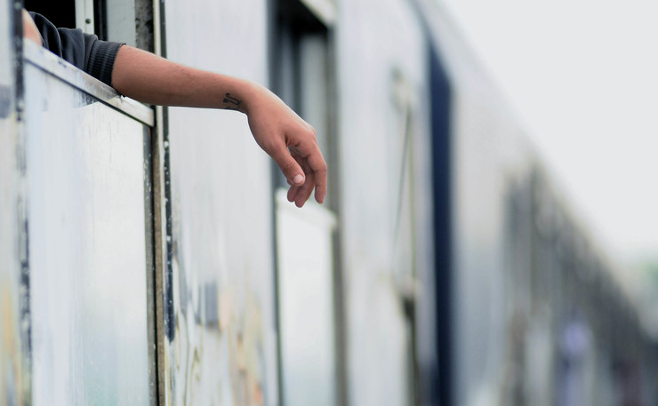 En Idomeni hai un tren sen destino 