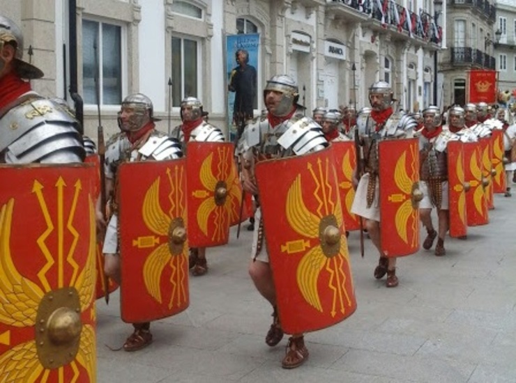Desfile de romanos no Arde Lucus do 2016 