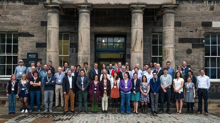 Membros do consorcio do proxecto ATLAS, no primeiro encontro celebrado en Edimburgo 