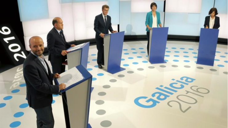 Debate electoral na TVG