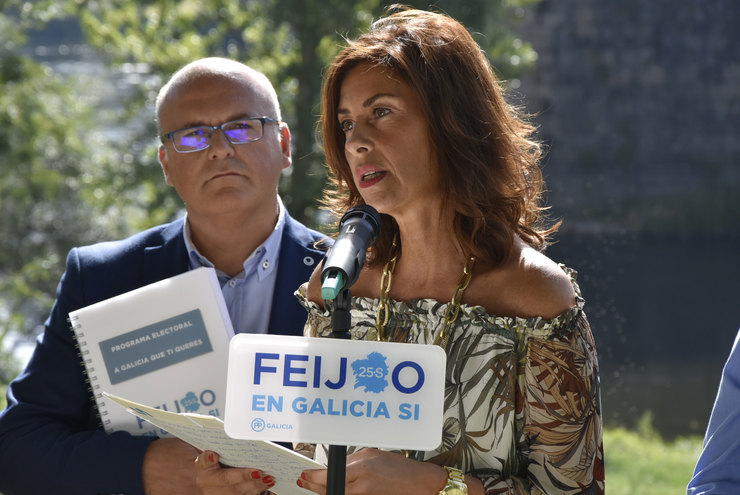 Marisol Díaz con José Manuel Baltar 