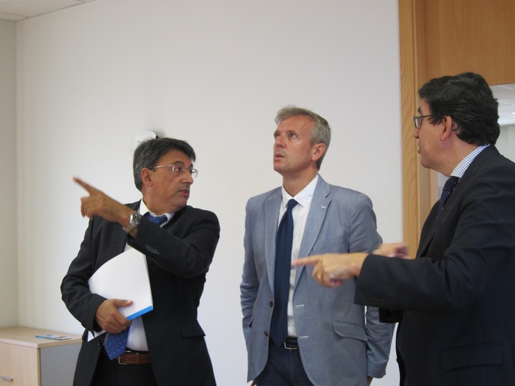 O vicepresidente da Xunta, Alfonso Rueda, en Vigo 