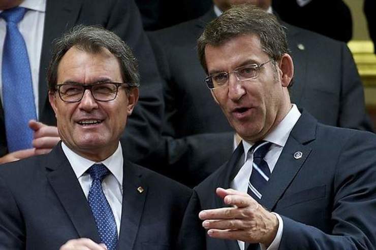 O ex president da Generalitar, Artur Mas, e Alberto Núñez Feijóo / elconfidencial