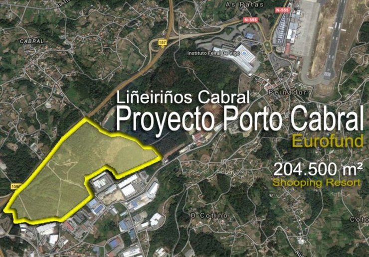 Terreos onde se ubicaría Porto Cabral, en Vigo