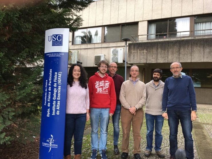 Investigadores do Instituto Galego de Física de Altas Enerxías (IGFAE) da Universidade de Santiago de Compostela / USC. 