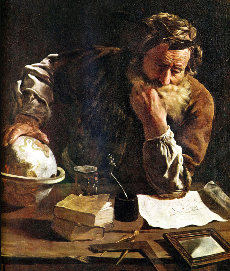 'Arquímedes pensativo' (1620), obra de Domenico Fetti.