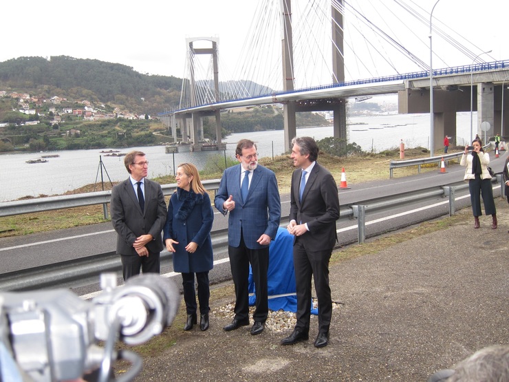 Inauguración das obras de Rande 