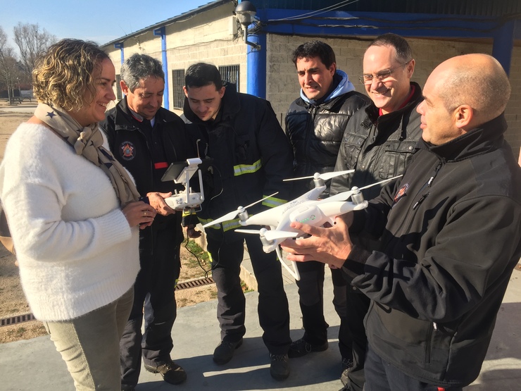 Os bombeiros de Ponteareas usarán drons para loitar contra os incendios 