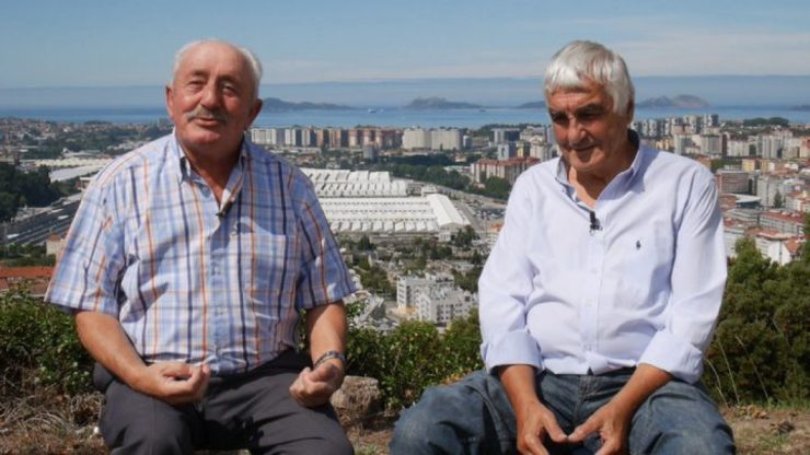 Juan Bacariza e Paco Lores, no documental Vigo 1972