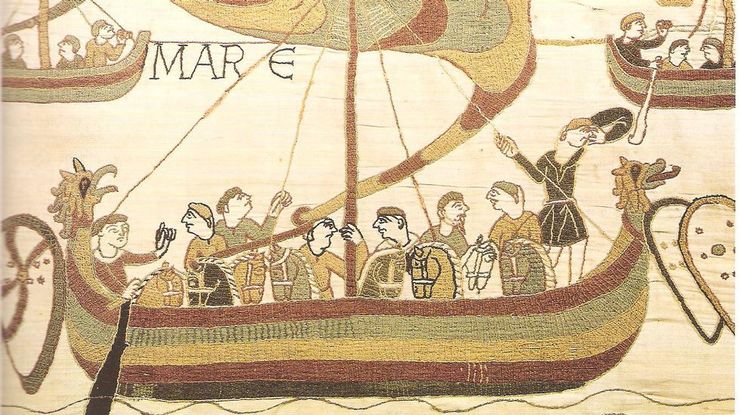 Barco vinquingo no tapiz de Bayeux