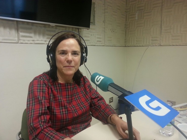 A directora do Centro Oceanográfico de Vigo, Vitoria Bicada 