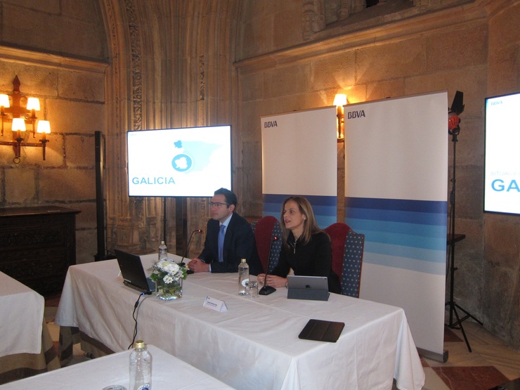 Informe do BBVA sobre crecemento de Galicia 