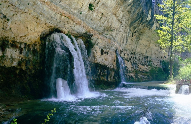 Manancial de Pitarque, en imaxe de arquivo 