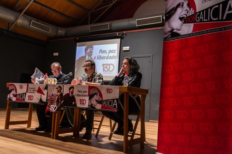 Presentación da Comisión Octubre en Galicia