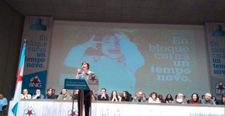 Ana Pontón, na XVI Asemblea Nacional do Bloque Nacionalista Galego 