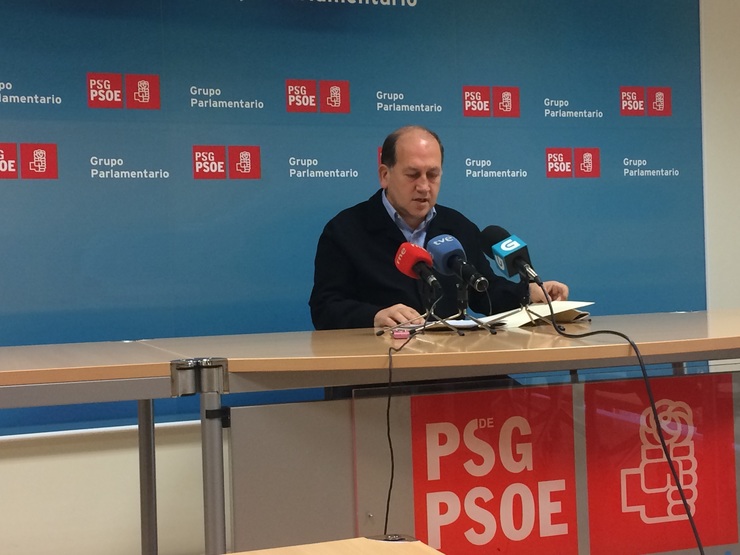 O portavoz parlamentario do PSdeG, Xoaquín Fernández Leiceaga 
