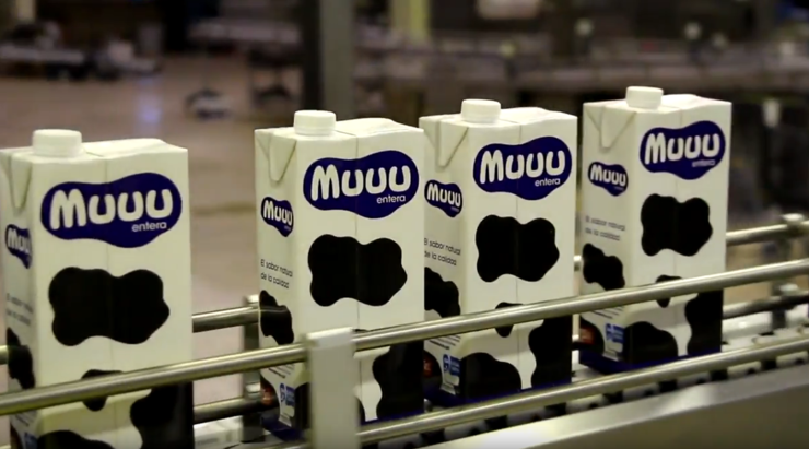 Leite Noso comercializa a marca Muuu para toda España.