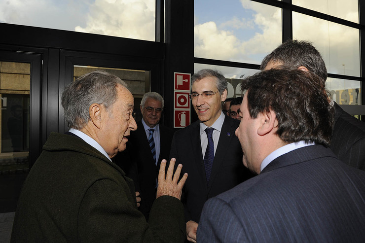 Villar Mir e o conselleiro de Economía nunha imaxe da web da Xunta