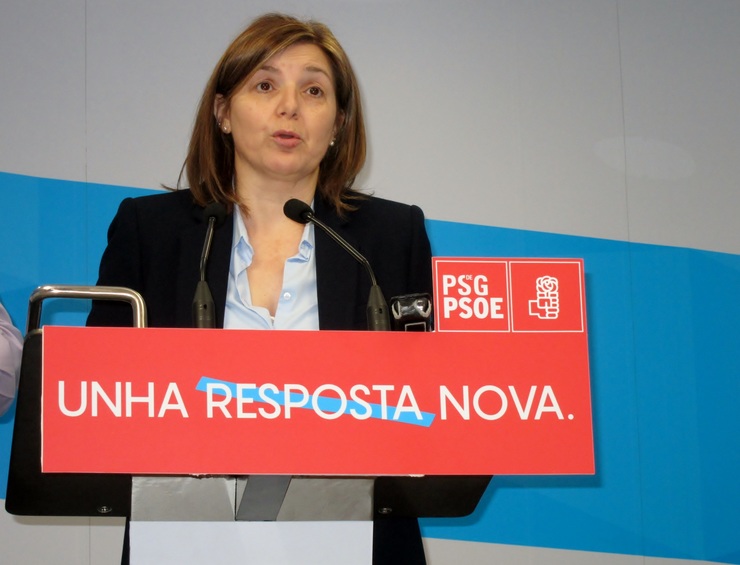 A presidenta da xestora do PSdeG,  Pilar Cancela