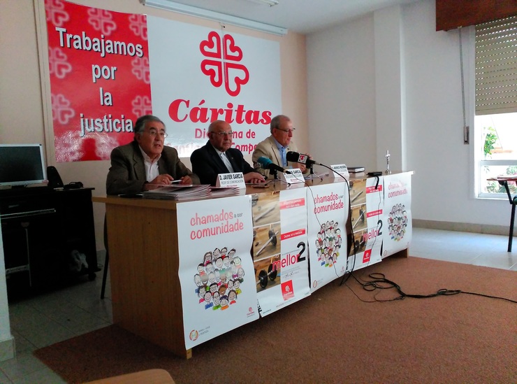 Rolda de prensa de Cáritas Diocesana de Santiago