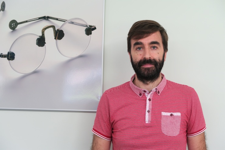 O Óptico-Optometrista Manuel Cebeiro. 