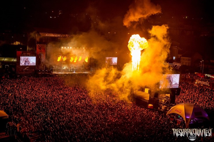 Rammstein no Resurrection Fest de Viveiro 