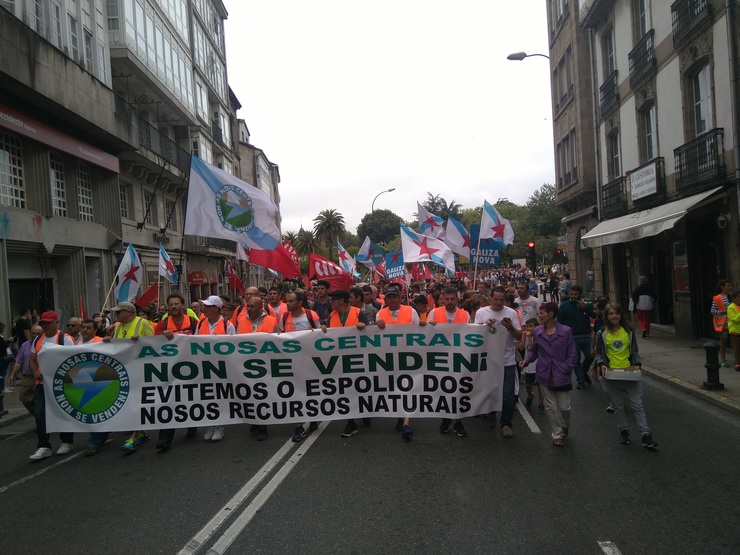 Ferroatlántica manifestación Santiago 