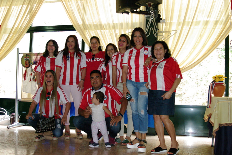 Membros da comunidade de Paraguai en Galicia 