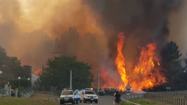 Incendio en Celanova 