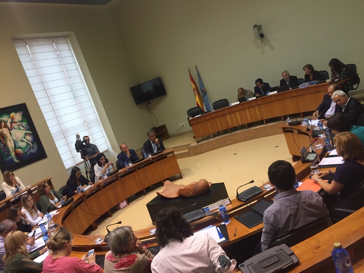 Reunión da Deputación Permanente no Pazo do Hórreo. 