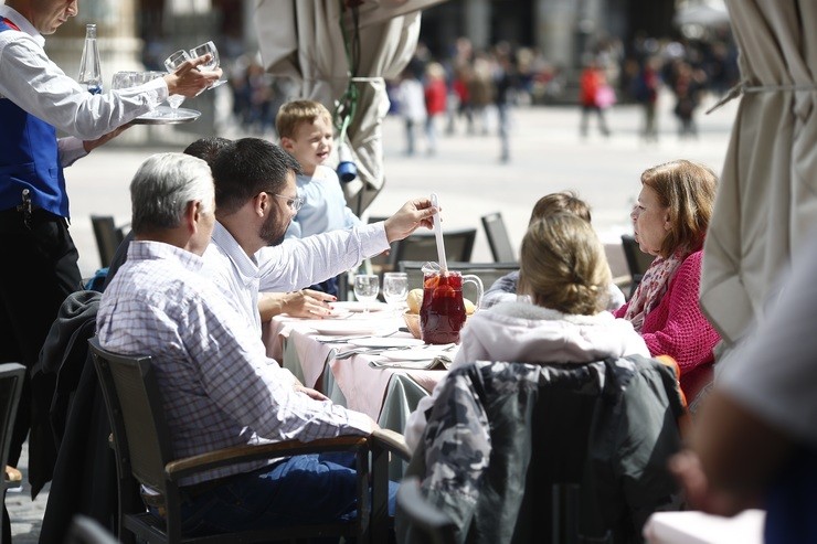 Turistas de terraceo