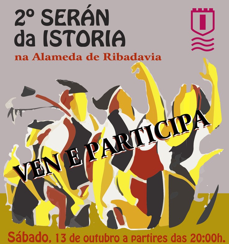 Cartel II Serán da Istoria. Fonte: Coord. Festa da Istoria