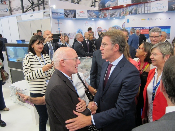 Feijóo na inauguración da XX feira Conxemar 