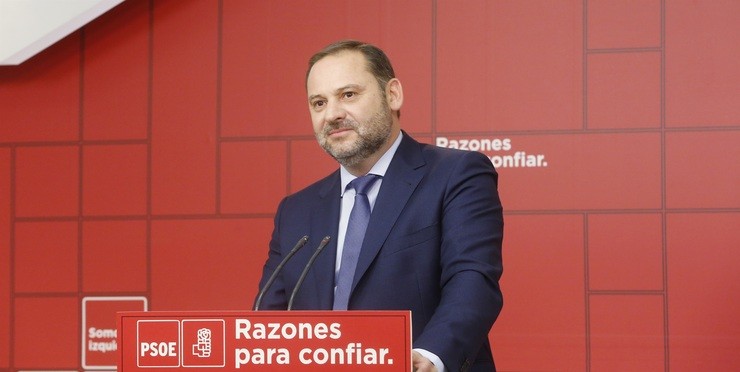 O secretario de Organización do PSOE, José Luís Ábalos. 
