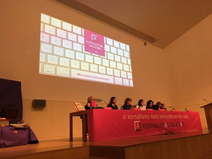 Presentación do colectivo Xornalistas Galegas, que procura a inclusión da perspectiva de xénero nos medios de comunicación