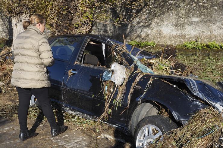 Morre unha muller como consecuencia do desbordamento dun río en Viveiro (Lugo). Pedro Agrelo/ EUROPA PRESS / Europa Press
