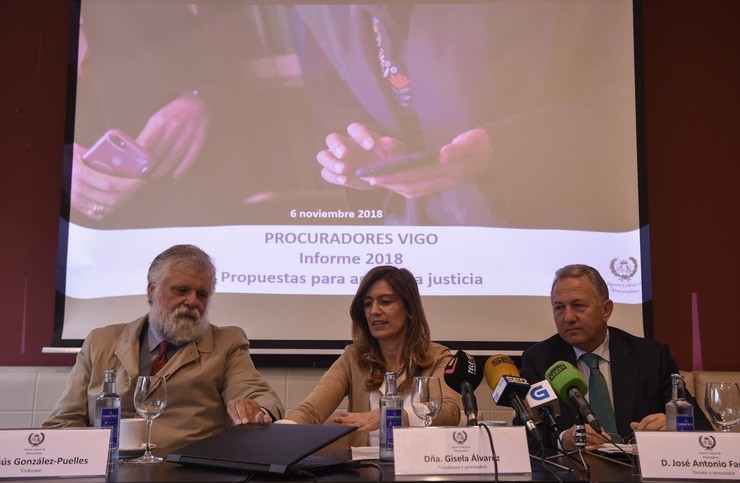 Presentación informe Xustiza en Vigo polo Colexio de Procuradores. PUNTOGA 