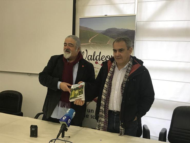 Luis Paadín e José L. García Pando. Fonte: D.O. Valdeorras. 