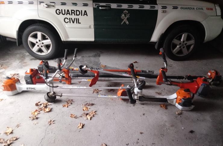 Material roubado / GUARDIA CIVIL