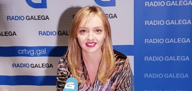 A conselleira de Política Social, Fabiola García, nunha entrevista. RADIO GALEGA