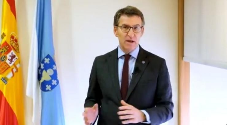 Alberto Núñez Feijóo felicita o Nadal e o Ano Novo 2019 cun vídeo. PPDEG 