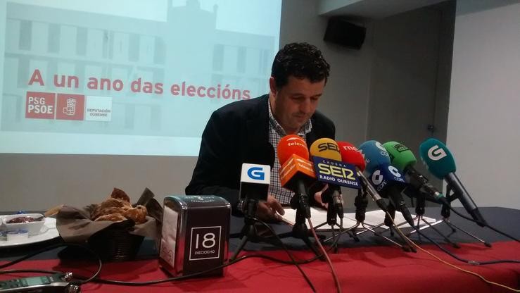 O portavoz do PSOE na Deputación de Ourense, Francisco Fraga.. EUROPA PRESS - Archivo 