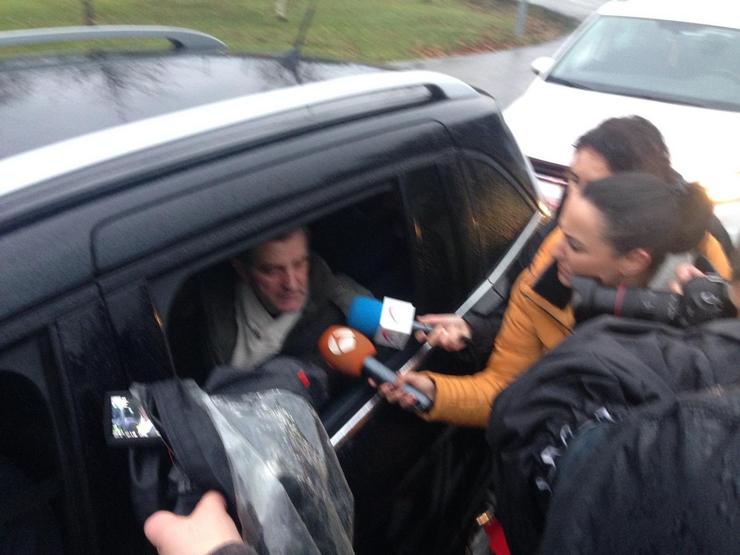 Miguel Rosendo á saída da prisión.. CEDIDA / Europa Press